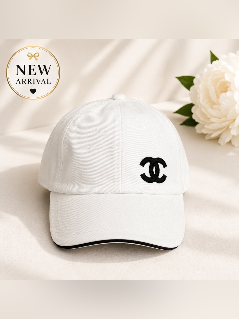 🧢 Women’s White Baseball Cap 🧢